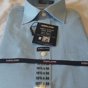 Kirkland Signature 15 1/2 x 34 Non Iron Shirt